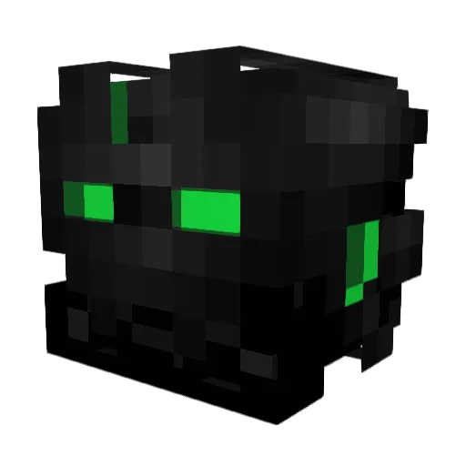 nightb49 Minecraft avatar head, 3D render