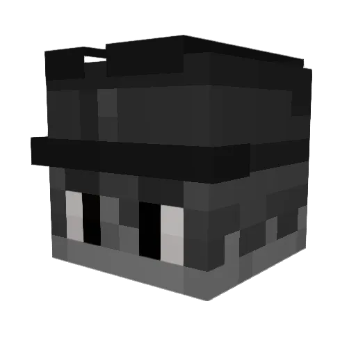 nightcanine130 Minecraft avatar head, 3D render