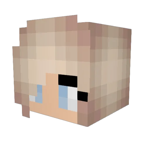 nightcloud357 Minecraft avatar head, 3D render
