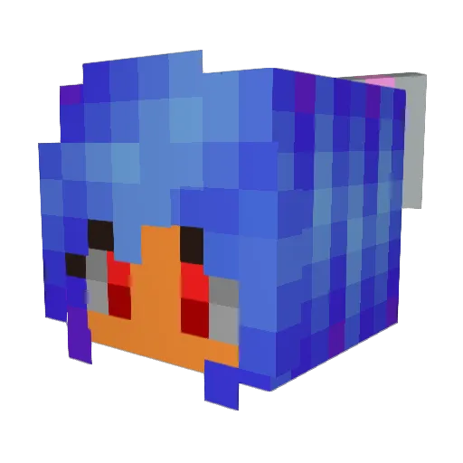 nightdance22 Minecraft avatar head, 3D render