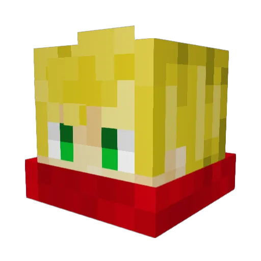 nightdasher81 Minecraft avatar head, 3D render