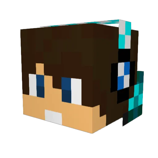 nightdeath925 Minecraft avatar head, 3D render