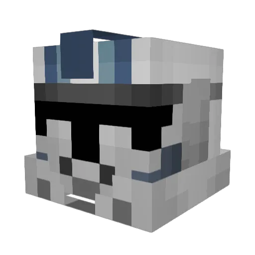 nightfall1409 Minecraft avatar head, 3D render