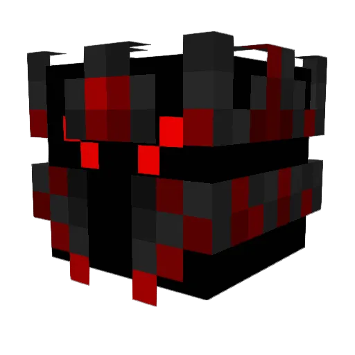 nightfighter543 Minecraft avatar head, 3D render