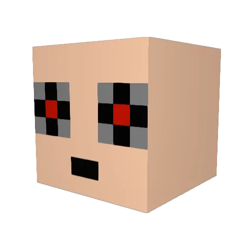 nightfire42 Minecraft avatar head, 3D render