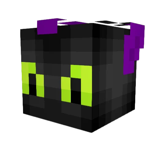 nightfury868 Minecraft avatar head, 3D render