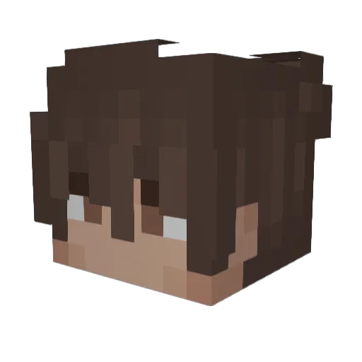 nightlxrd Minecraft avatar head, 3D render