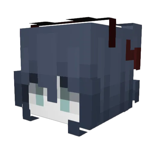 nightlyy77 Minecraft avatar head, 3D render