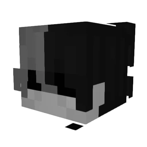 nightmare124996 Minecraft avatar head, 3D render