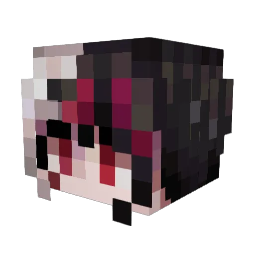 nightmare2490 Minecraft avatar head, 3D render
