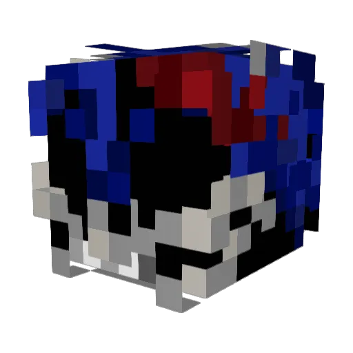 nightmare7181 Minecraft avatar head, 3D render