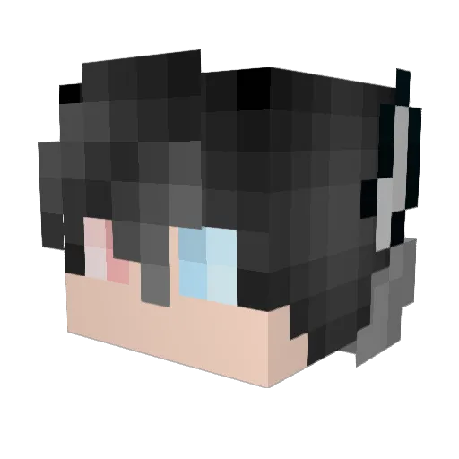 nightmare992006 Minecraft avatar head, 3D render