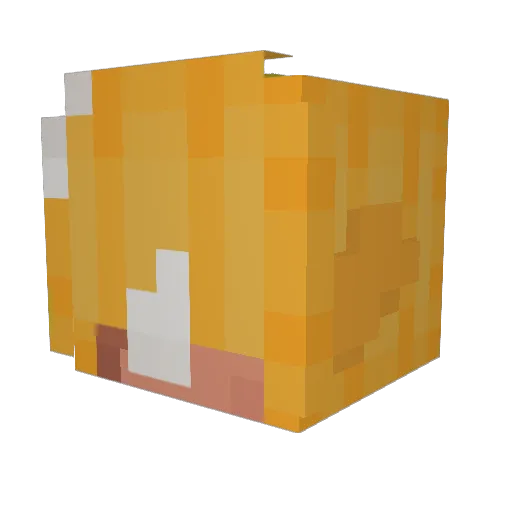 nightmarebeepbo Minecraft avatar head, 3D render