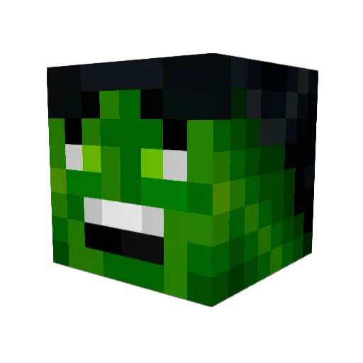 nightmares328 Minecraft avatar head, 3D render