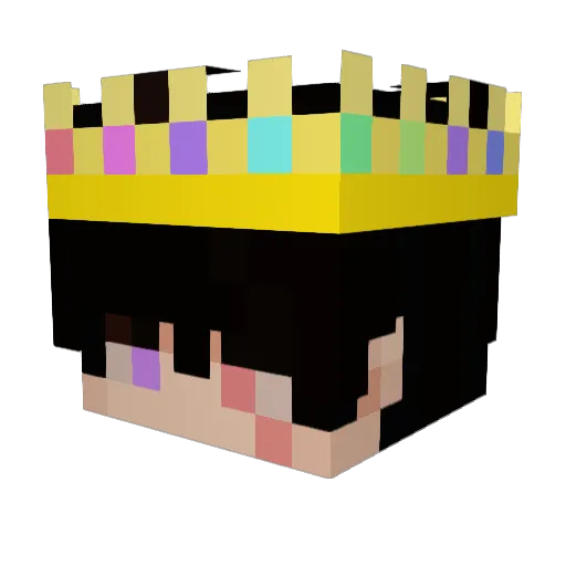 nightmarexzx Minecraft avatar head, 3D render