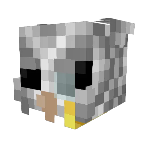 nightowl890 Minecraft avatar head, 3D render