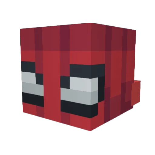 nightprowlerr Minecraft avatar head, 3D render