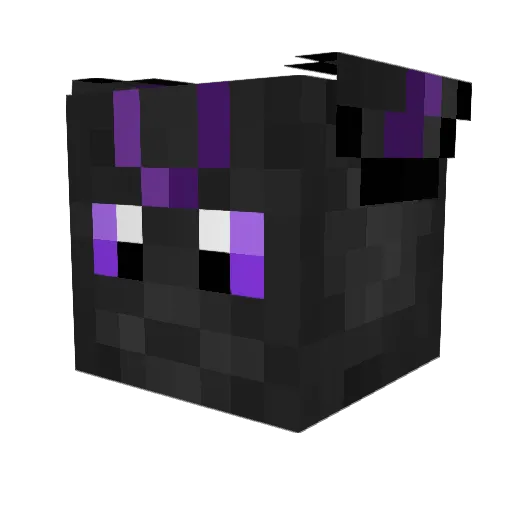 nightshade8 Minecraft avatar head, 3D render