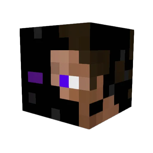 nightshark114 Minecraft avatar head, 3D render