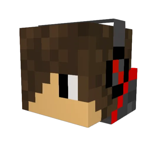 nightshift55 Minecraft avatar head, 3D render