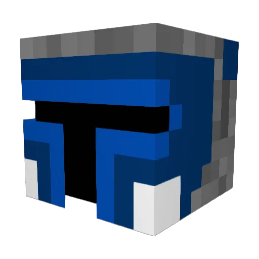 nightsights13 Minecraft avatar head, 3D render