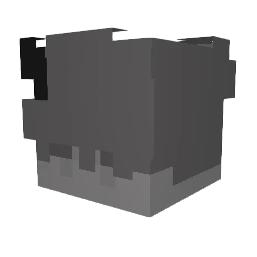 nightsinthetrip Minecraft avatar head, 3D render