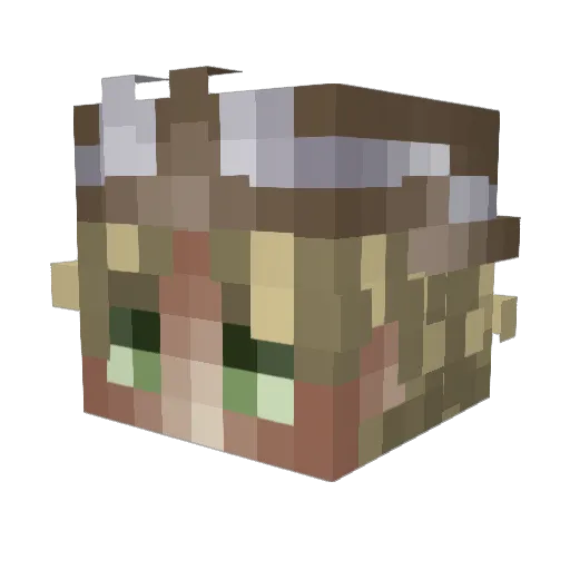 nightsnipe Minecraft avatar head, 3D render
