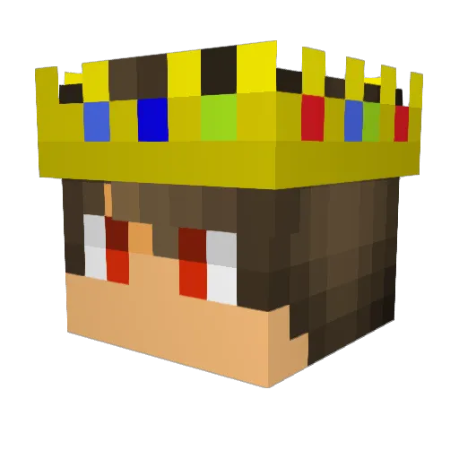 nightt9 Minecraft avatar head, 3D render
