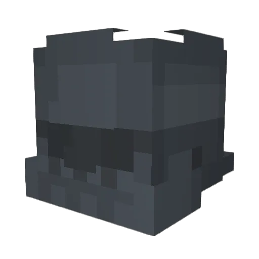 nighttime095 Minecraft avatar head, 3D render