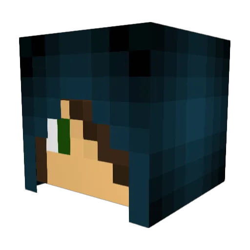 nightwolf68ch Minecraft avatar head, 3D render