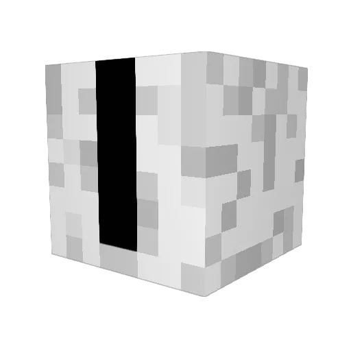 niglius Minecraft avatar head, 3D render