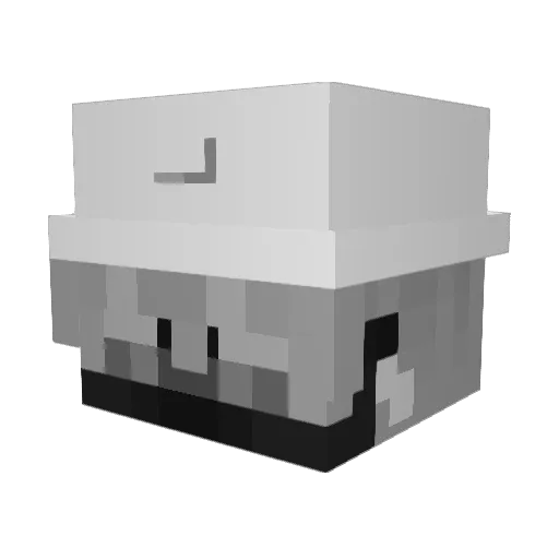 nihilisticgravy Minecraft avatar head, 3D render