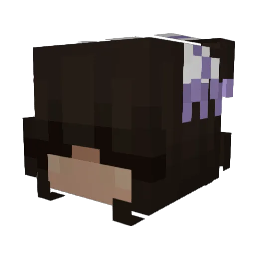 nihww Minecraft avatar head, 3D render
