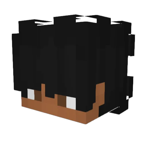 niiiik_ Minecraft avatar head, 3D render
