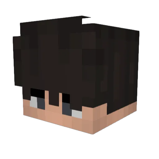 niiklasOG Minecraft avatar head, 3D render