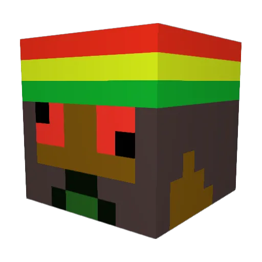 niikloo Minecraft avatar head, 3D render