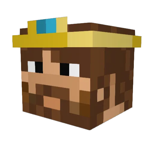 nijhuisjee31 Minecraft avatar head, 3D render