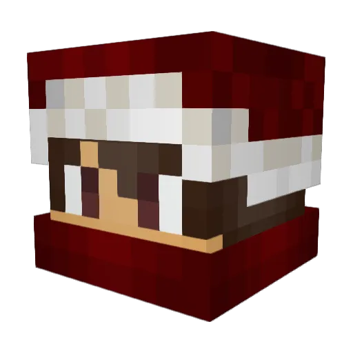 nik0310 Minecraft avatar head, 3D render