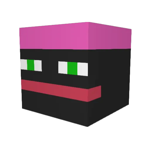 nik4o_15 Minecraft avatar head, 3D render