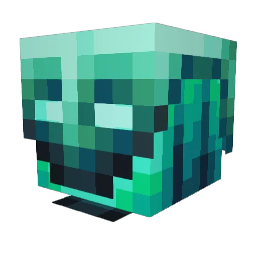 nikals99 Minecraft avatar head, 3D render
