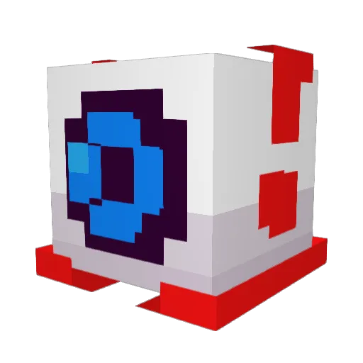 nikefye Minecraft avatar head, 3D render