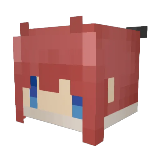 niki_0411 Minecraft avatar head, 3D render