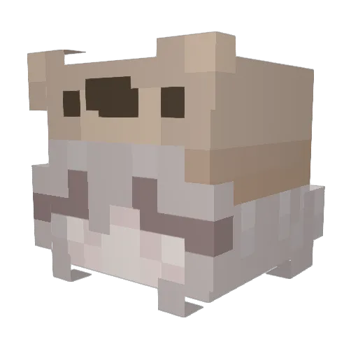 nikita_plays Minecraft avatar head, 3D render