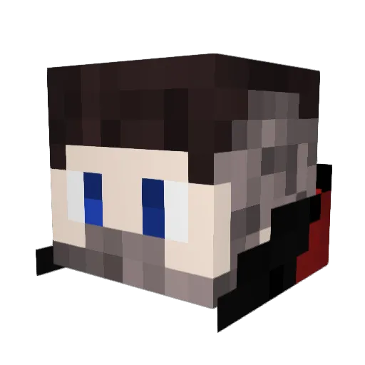 nikito4ka526 Minecraft avatar head, 3D render