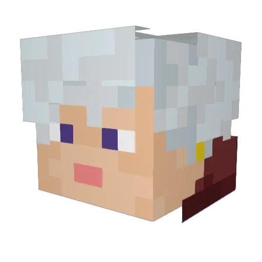 nikitos300 Minecraft avatar head, 3D render