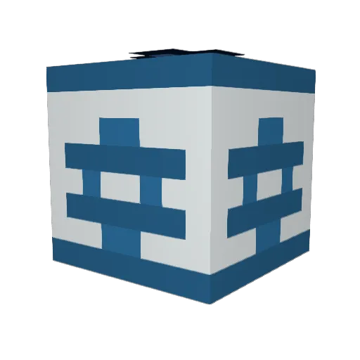 nikkalan Minecraft avatar head, 3D render
