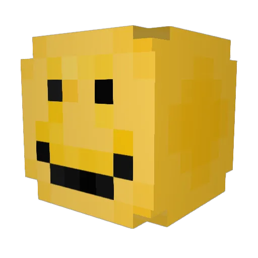 nikko499 Minecraft avatar head, 3D render