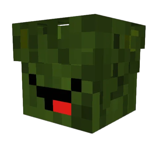 nikkolvv Minecraft avatar head, 3D render
