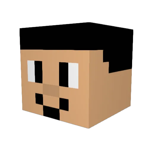 niklas12287 Minecraft avatar head, 3D render