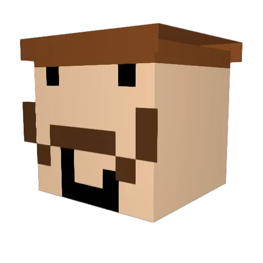 niklas1440 Minecraft avatar head, 3D render